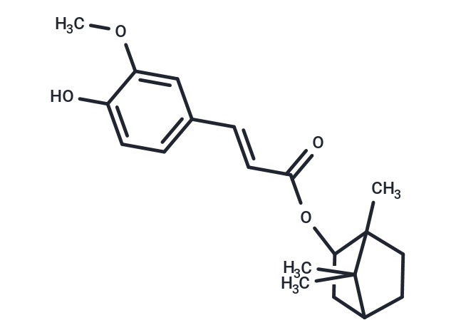 Bornyl ferulate Chemical Structure