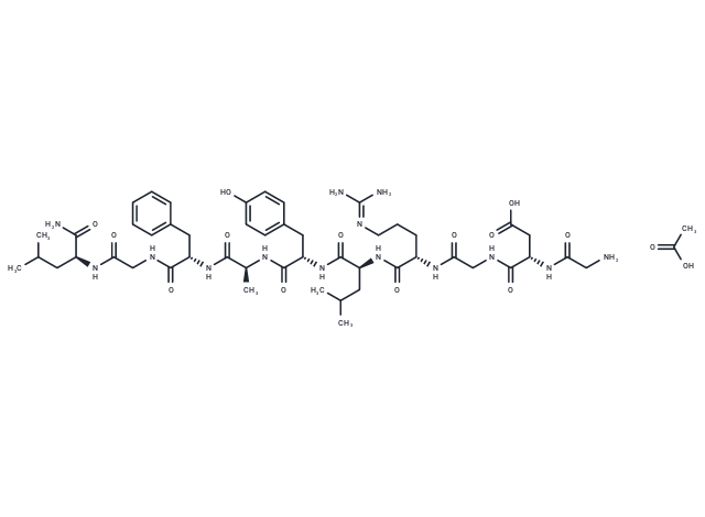 Allatostatin II acetate(123374-34-5 free base) Chemical Structure