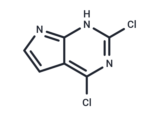 2,4-Dichloro-7H-pyrrolo[2,3-d]pyrimidine Chemical Structure
