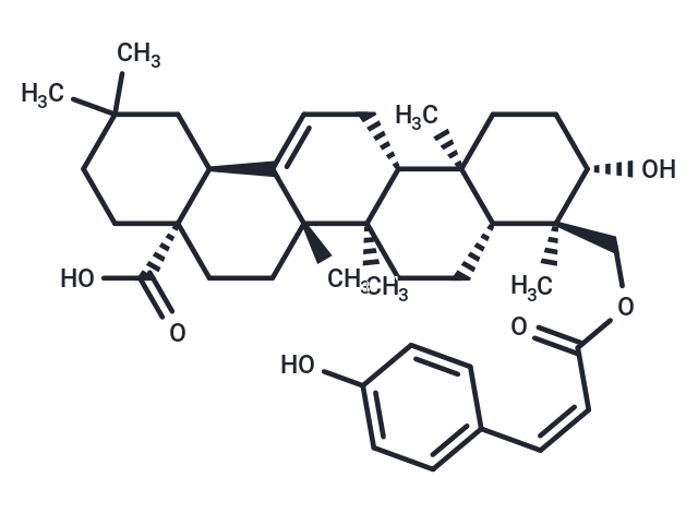 (Z)-23-Coumaroylhederagenin Chemical Structure