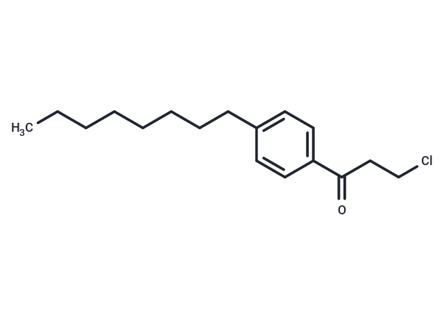 3-Chloro-1-(4-octylphenyl)-propanone Chemical Structure