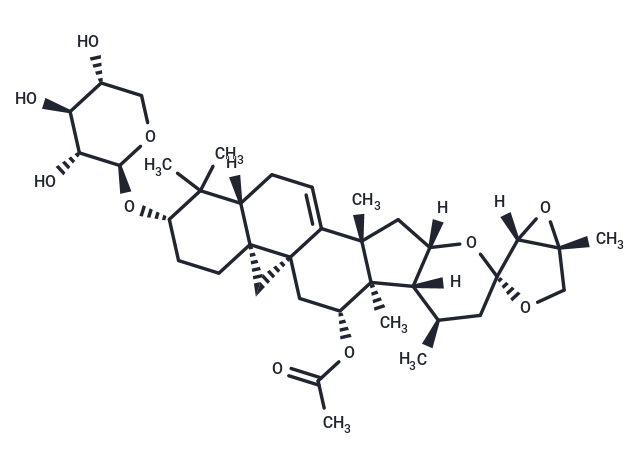 23-Epi-26-deoxycimicifugoside Chemical Structure