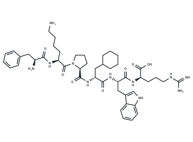C5aR1 antagonist peptide Chemical Structure