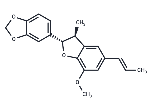 (+)-Licarin Chemical Structure