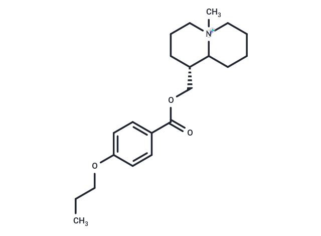 O-4-Propoxybenzoyllupinine methiodide Chemical Structure
