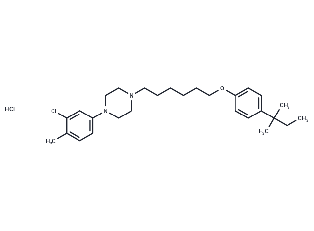 Teroxalene hydrochloride Chemical Structure