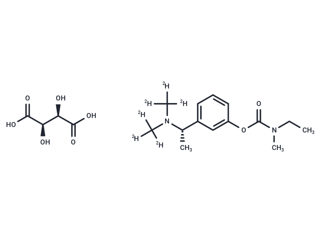 TargetMol Chemical Structure (S)-Rivastigmine D6 tartrate