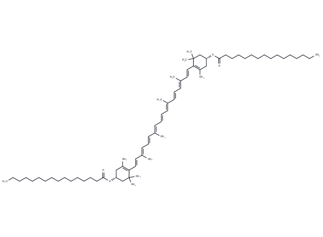 Zeaxanthin dipalmitate Chemical Structure