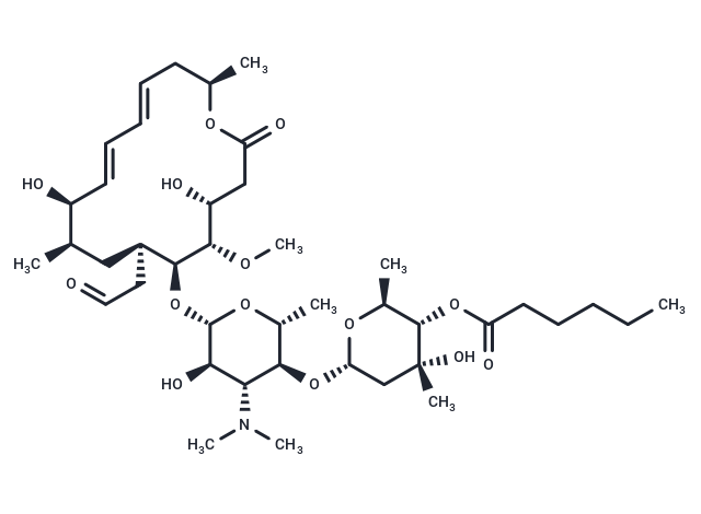 Leucomycin A13 Chemical Structure