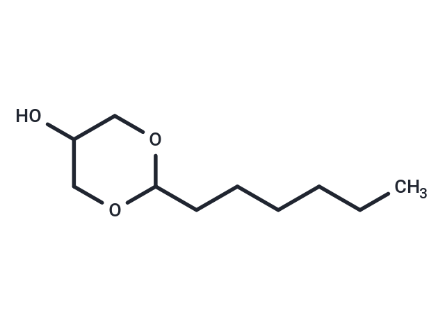 Heptanal 1,3-glyceryl acetal Chemical Structure