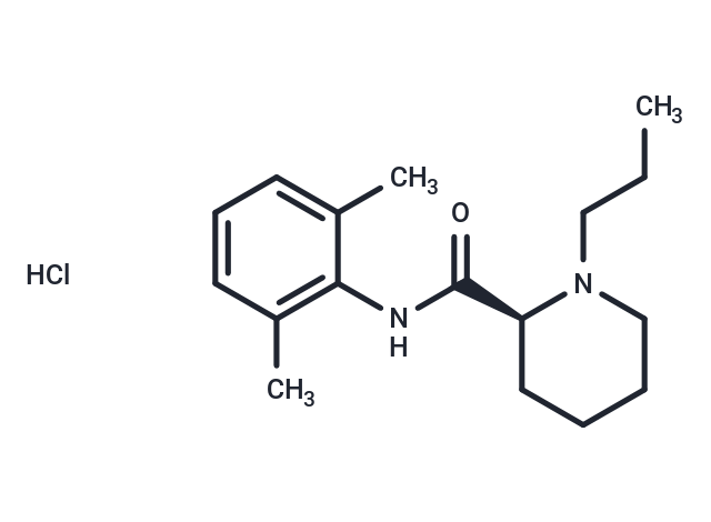 Ropivacaine hydrochloride Chemical Structure