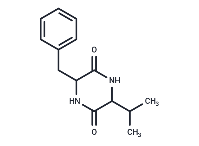 Cyclo(Phe-Val) Chemical Structure
