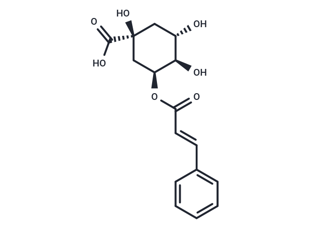 5-O-Cinnamoylquinic acid Chemical Structure