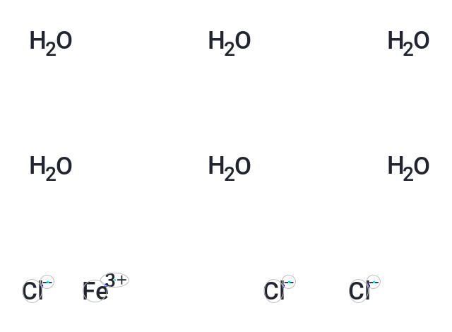 iron chloride hexahydrate Chemical Structure