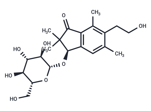 Pterosin D 3-O-glucoside Chemical Structure