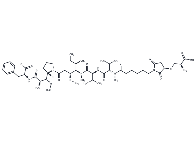 Cys-McMMAF Chemical Structure