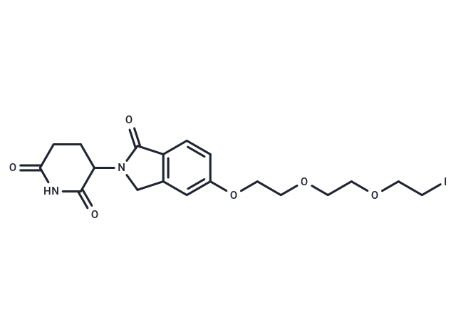 Lenalidomide-PEG3-iodine Chemical Structure
