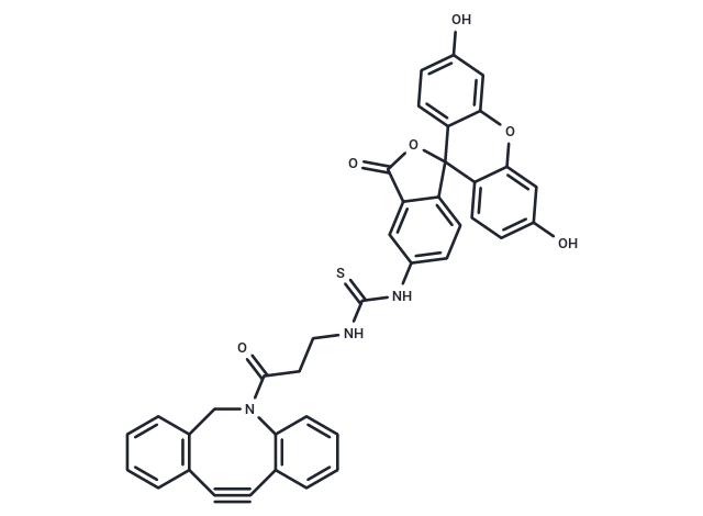 Fluorescein-DBCO Chemical Structure