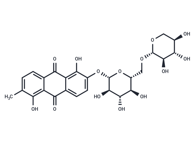 Morindin Chemical Structure
