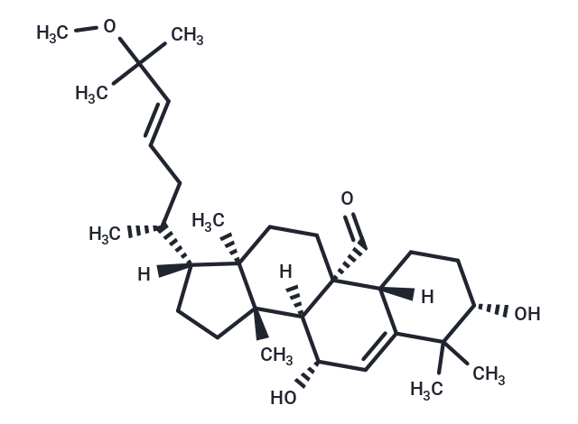 3β,7β-Dihydroxy-25-methoxycucurbita-5,23-dien-19-al Chemical Structure