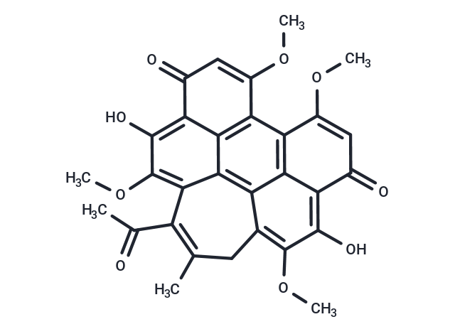 Hypocrellin C Chemical Structure