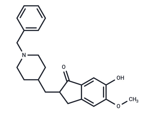 6-O-desmethyl Donepezil Chemical Structure