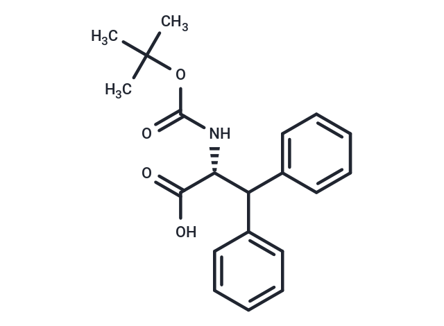 Boc-D-Ala(3,3-diphenyl)-OH Chemical Structure