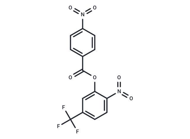 m-Cresol, alpha,alpha,alpha-trifluoro-6-nitro-, p-nitrobenzoate Chemical Structure