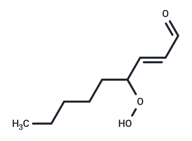 4-hydroperoxy 2-Nonenal Chemical Structure