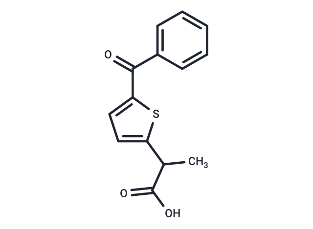 Tiaprofenic acid Chemical Structure