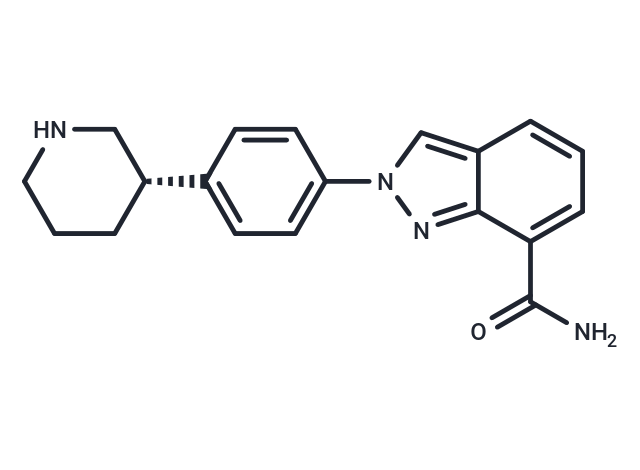 Niraparib Chemical Structure