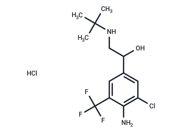 Mabuterol hydrochloride Chemical Structure