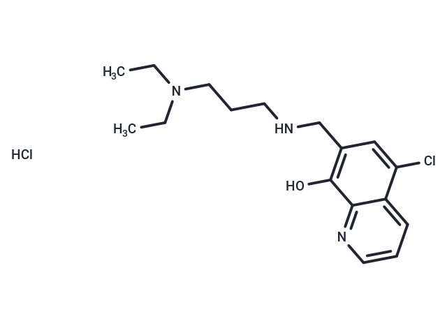 Clamoxyquin hydrochloride Chemical Structure