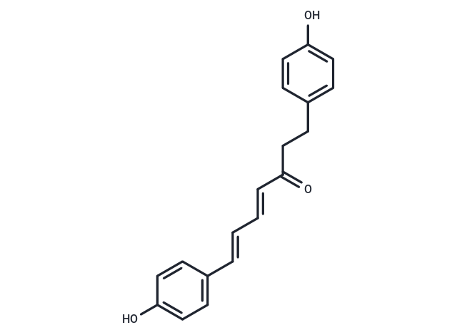 1,7-Bis(4-hydroxyphenyl)hepta-4,6-dien-3-one Chemical Structure