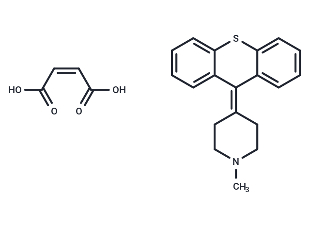 Pimethixene maleate Chemical Structure