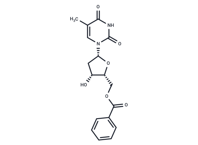 5’-O-Benzoylthymidine Chemical Structure