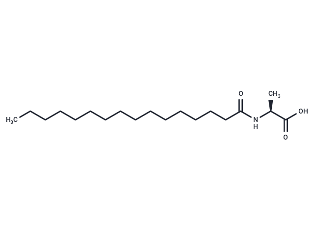 Palmitoyl alanine Chemical Structure