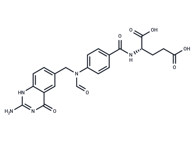 10-Formyl-5,8-dideazafolic acid Chemical Structure