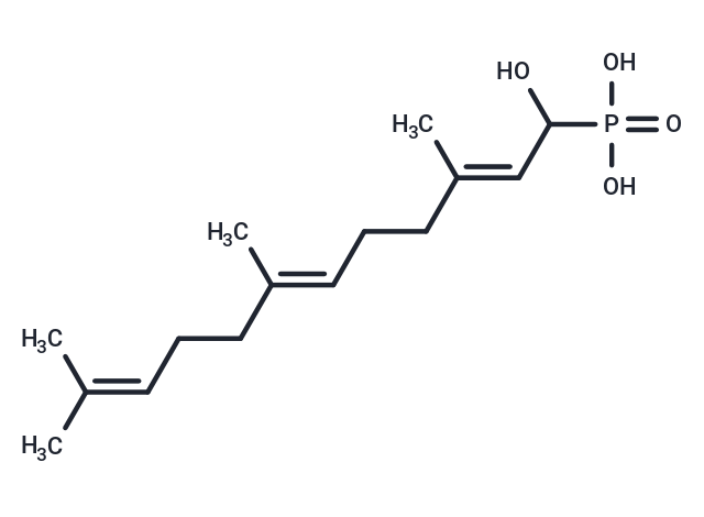 α-hydroxy Farnesyl Phosphonic Acid Chemical Structure