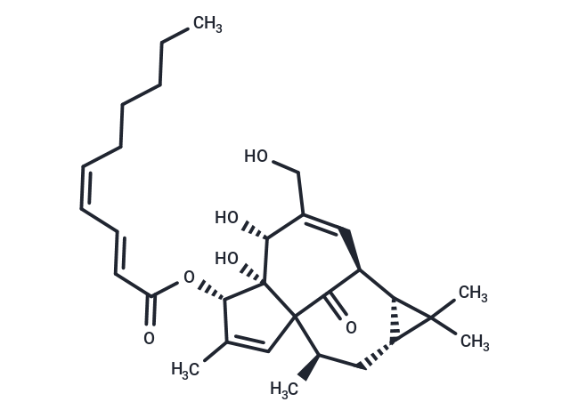 3-O-(2'E,4'Z-Decadienoyl)ingenol Chemical Structure