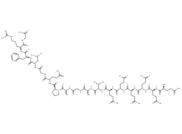 Pancreastatin (33-49), porcine Chemical Structure
