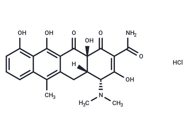 4-Epianhydrotetracycline hydrochloride Chemical Structure