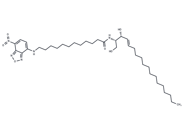 C12-NBD-ceramide Chemical Structure