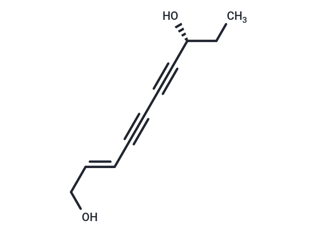 (R,E)-Deca-2-ene-4,6-diyne-1,8-diol Chemical Structure
