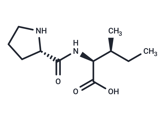 Prolylisoleucine Chemical Structure