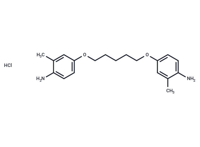 o-Toluidine, 4,4'-pentamethylenedioxydi-, dihydrochloride Chemical Structure