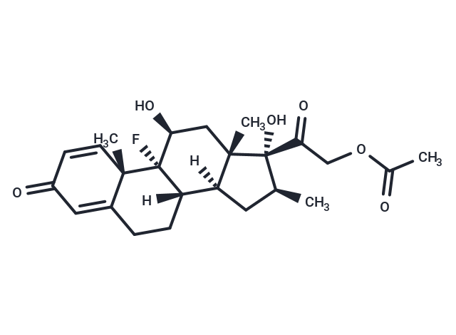 Betamethasone acetate Chemical Structure
