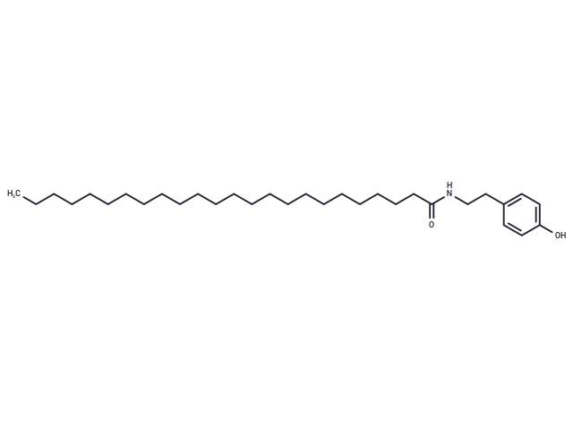 N-Tetracosanoyltyramine Chemical Structure