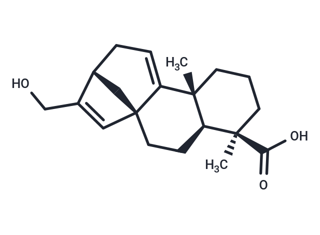 ent-17-Hydroxykaura-9(11),15-dien-19-oic acid Chemical Structure