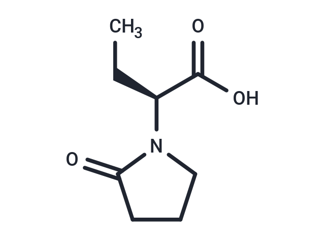 (S)-2-(2-Oxopyrrolidin-1-yl)butanoic acid Chemical Structure